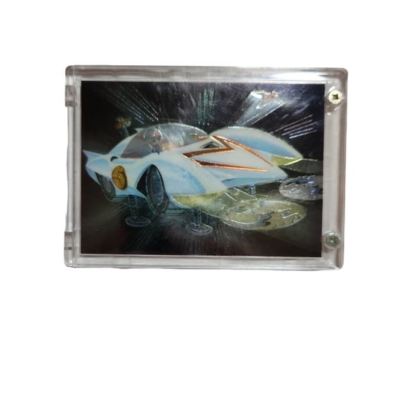 Vtg 1993 Speed Racer Prime Time Chromium Chase Card #C2 The Mach 5 Fully Loaded - Picture 2 of 2